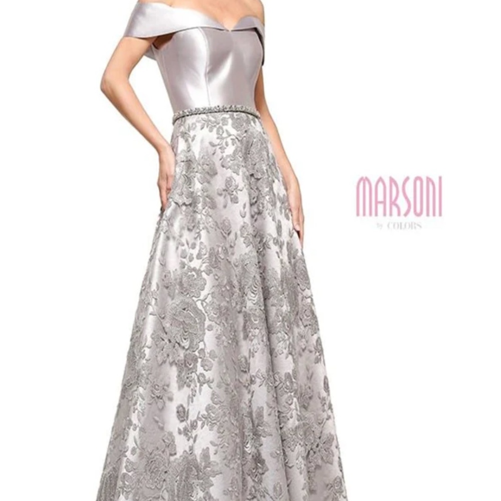 MARSONI EVENING DRESS SIZE 10 - Picture 1 of 6